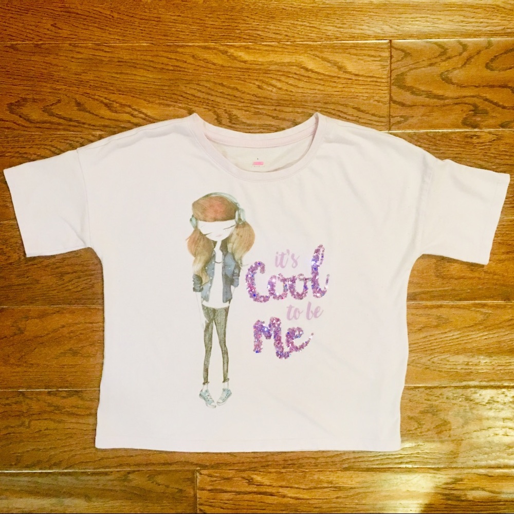 Girls cropped t-shirt